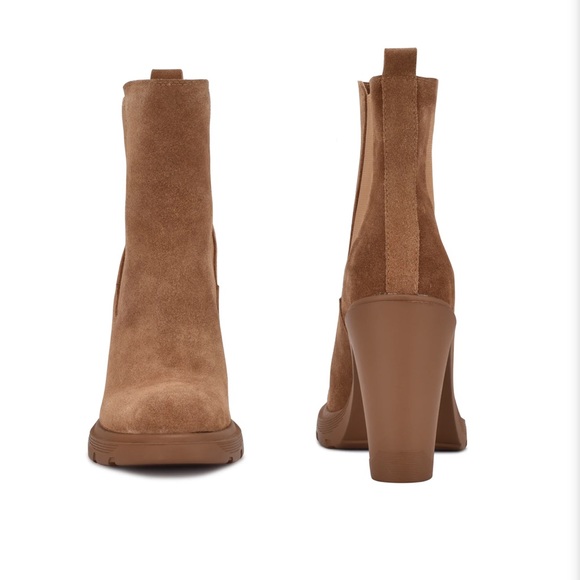 Nine West Ream Chelsea Heeled Booties sz 9.5 - Picture 4 of 5